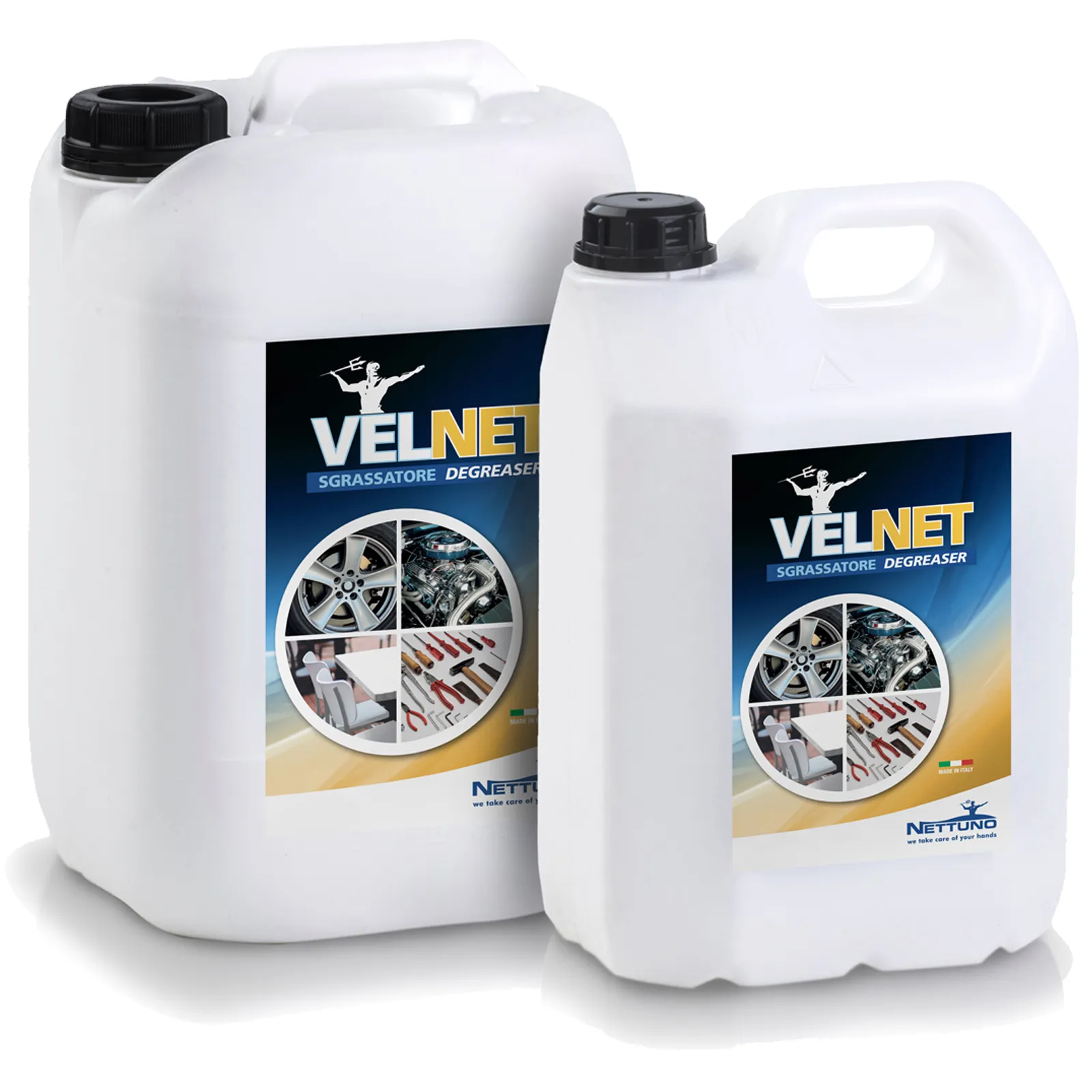Sgrassatore per Superfici NETTUNO Detergente Industriale Concentrato VEL NET