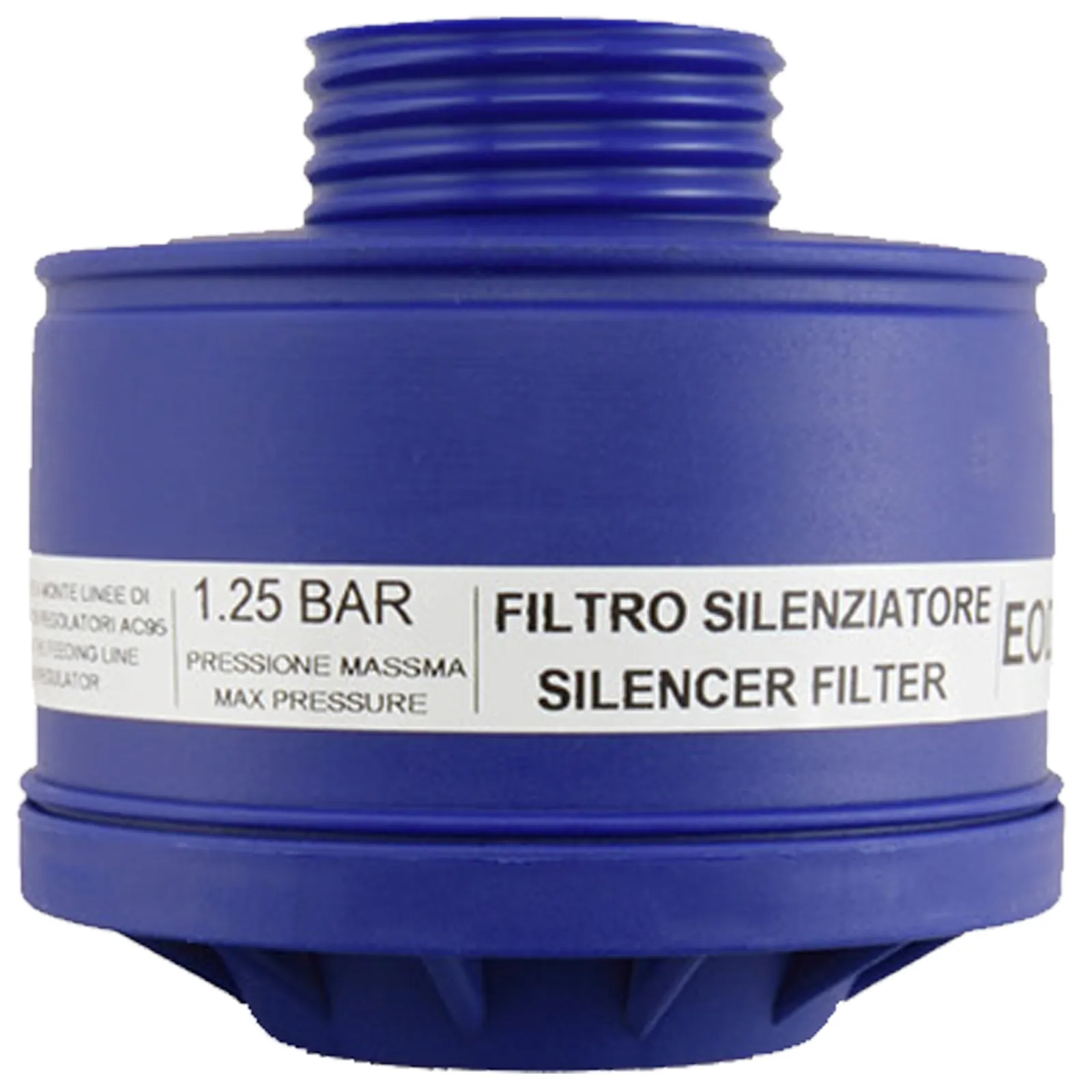 Filtro Silenziatore SPASCIANI per Casco Sabbiatura Riduzione Rumore e Filtrazione modello EOD55