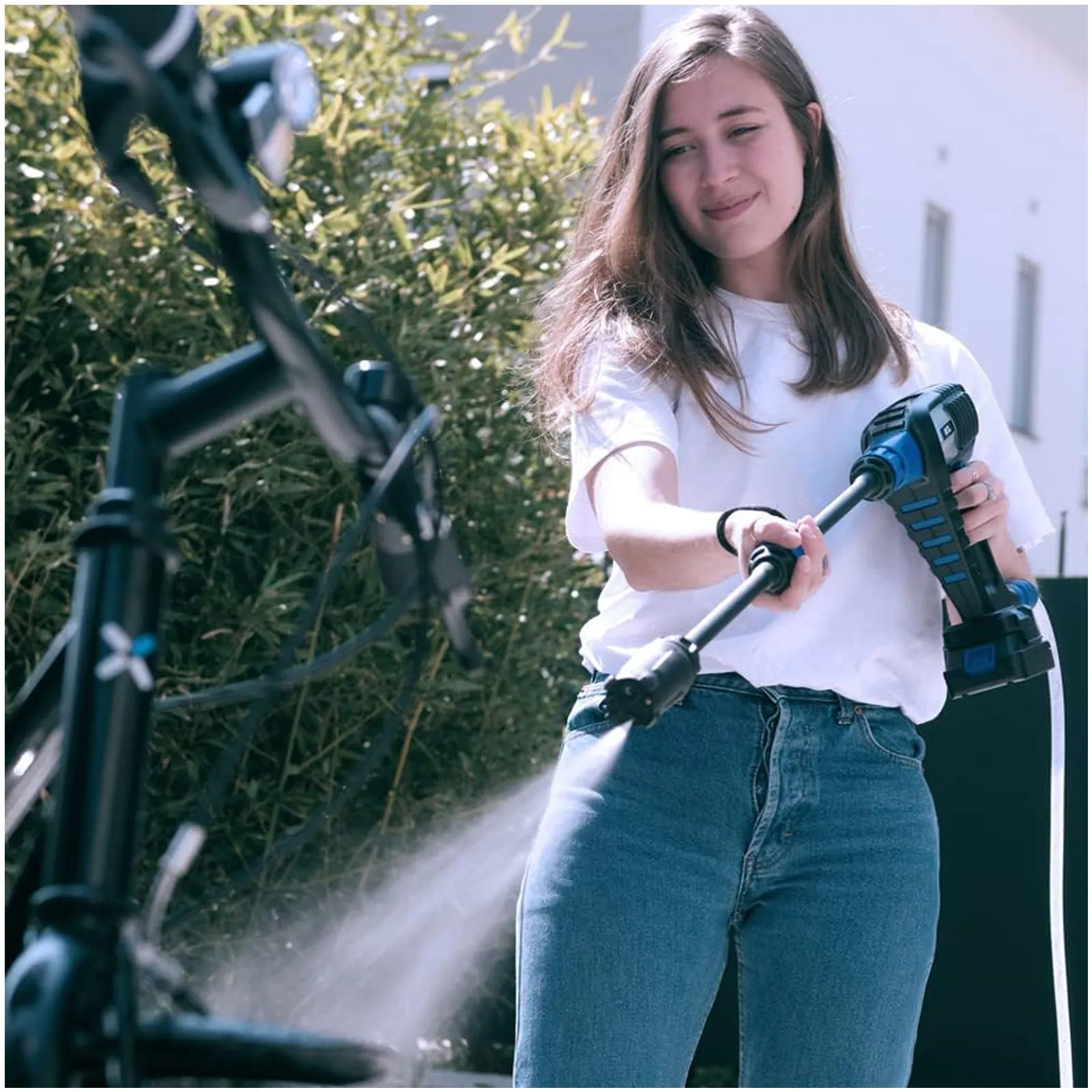 Idropulitrice ANNOVI REVERBERI Idropistola a Batteria Portatile BLUE CLEAN 18V BC250DSS - immagine 3