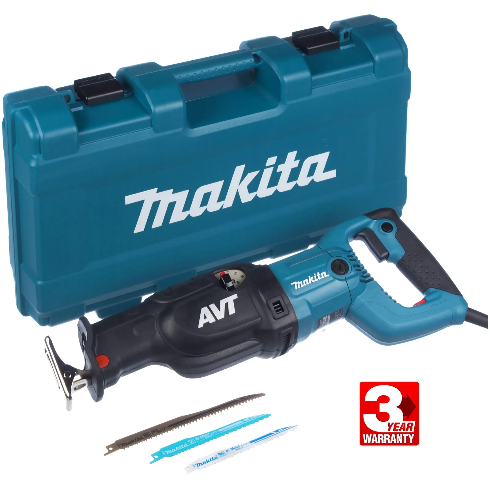 Seghetto Diritto 1520W Gattuccio MAKITA Corsa 32mm Orbita Regolabile Sega Dritta JR3070CT