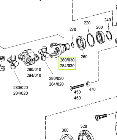 GIUNTO SEMIASSE RUOTA DX – SX Cod. 04415132 SDF