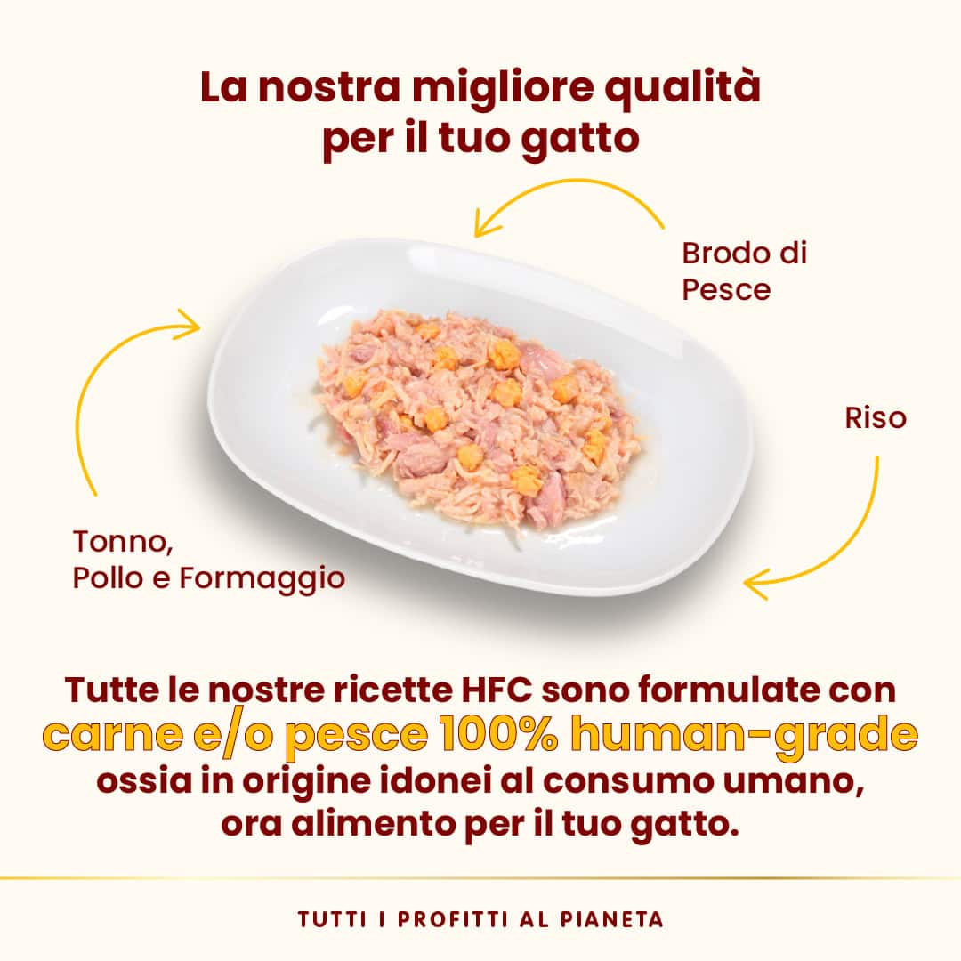 Almo Nature Cat HFC Natural Tonno, Pollo e Formaggio - immagine 4