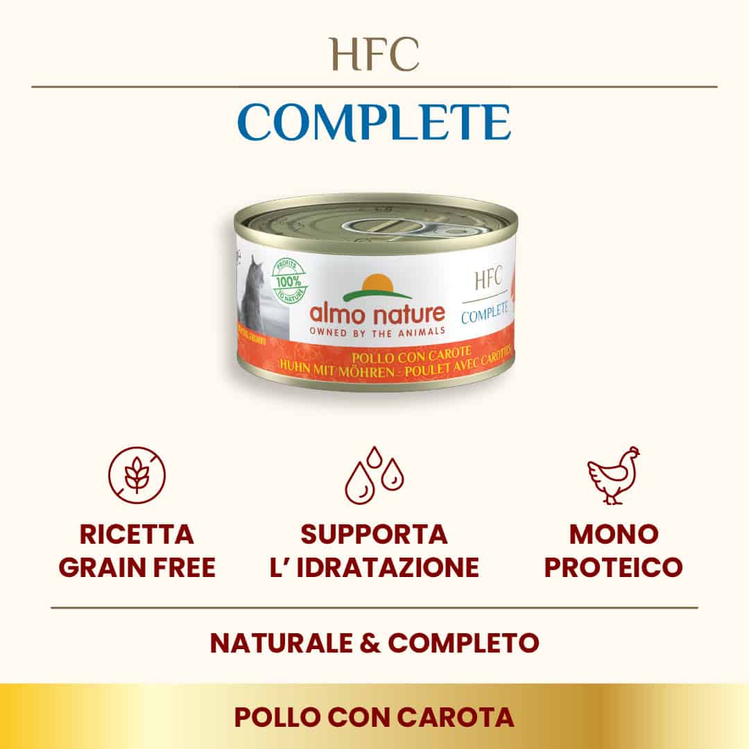 Almo Nature Cat HFC Complete Pollo e Carota Megapack - immagine 3