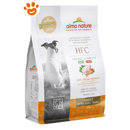 Almo Nature HFC Dog Adult Extra Small, Small Pollo