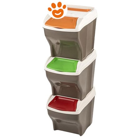 Bama Pattumiera Componibile Poker Plus 27 LT (30x40x37,5cm) - immagine 3