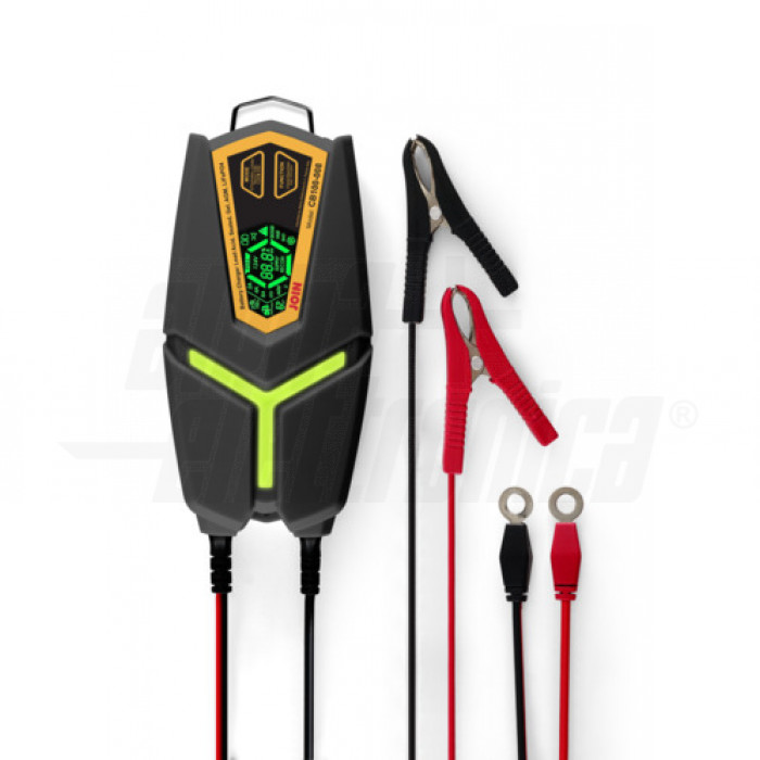 Caricabatterie 2/4/8A 12/24V 5-160Ah Pb/LifePO4 smart 9 fasi serie YGO