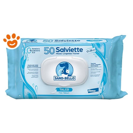 Elanco Sano e Bello Dog & Cat Salviette Detergenti Talco