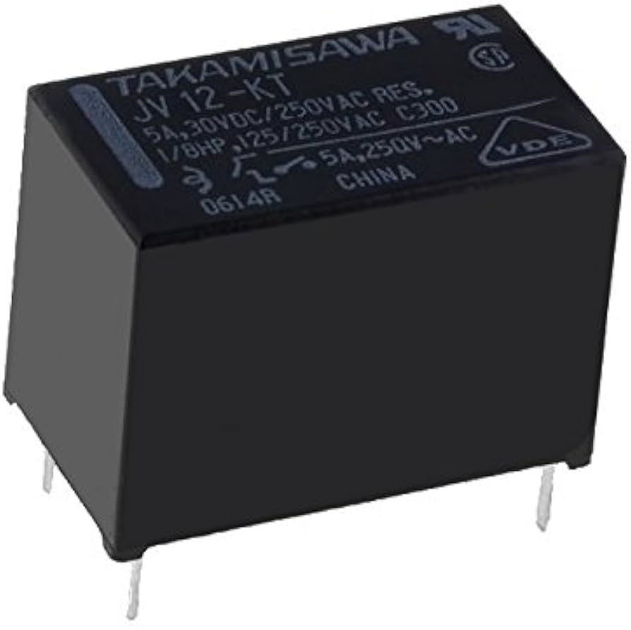 JV-12S-KT- Rele elettromagnetico SPT-NO 12Vdc 5A 17,5x10x12,5mm