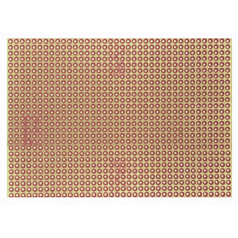 Piastra vetronite per circuiti sperimentali passo 2,54mm 100 x 70mm