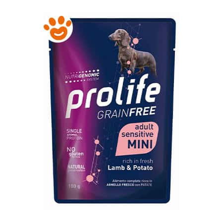 Prolife Dog Grainfree Sensitive Adult Mini Agnello e Patate