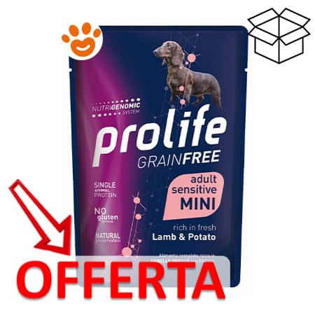 Prolife Dog Grainfree Sensitive Adult Mini Agnello e Patate - immagine 2