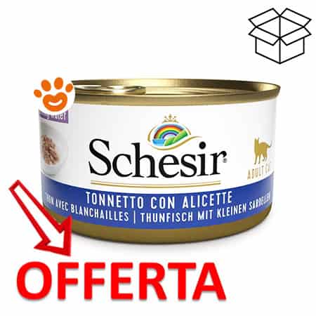 Schesir Cat in Cooking Water Tonnetto e Alicette al Naturale - immagine 2