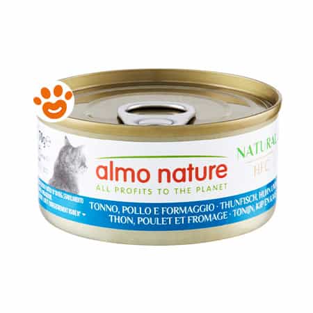 Almo Nature Cat HFC Natural Tonno, Pollo e Formaggio