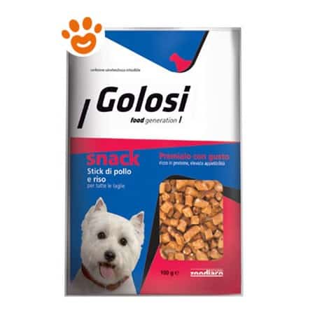 Golosi Snack Stick Di Pollo Con Riso