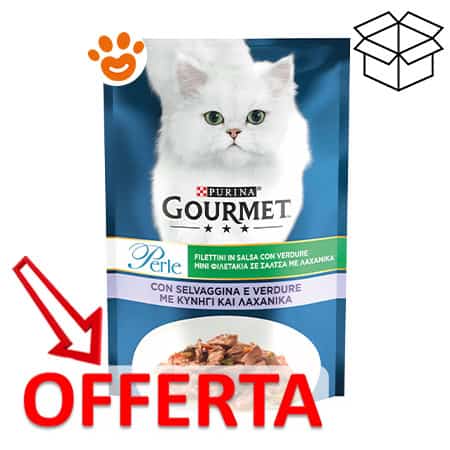 Purina Cat Gourmet Perle Filettini in Salsa con Selvaggina e Verdure - immagine 2