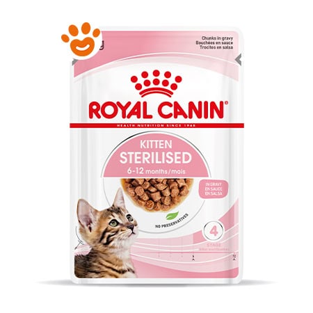 Royal Canin Cat Sterilised Kitten in Salsa