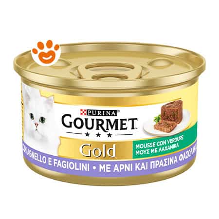 Purina Cat Gourmet Gold Mousse Gattini con Vitello