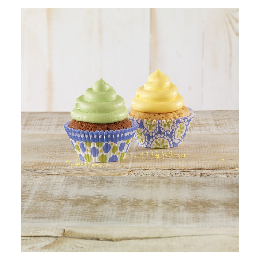 Confezione 48 pirottini fresh blue - immagine 2