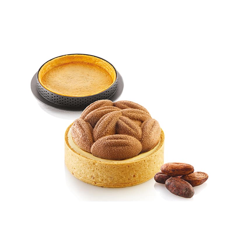 Stampo in Silicone Kit Tarte Ring Cocoa Silikomart - immagine 3