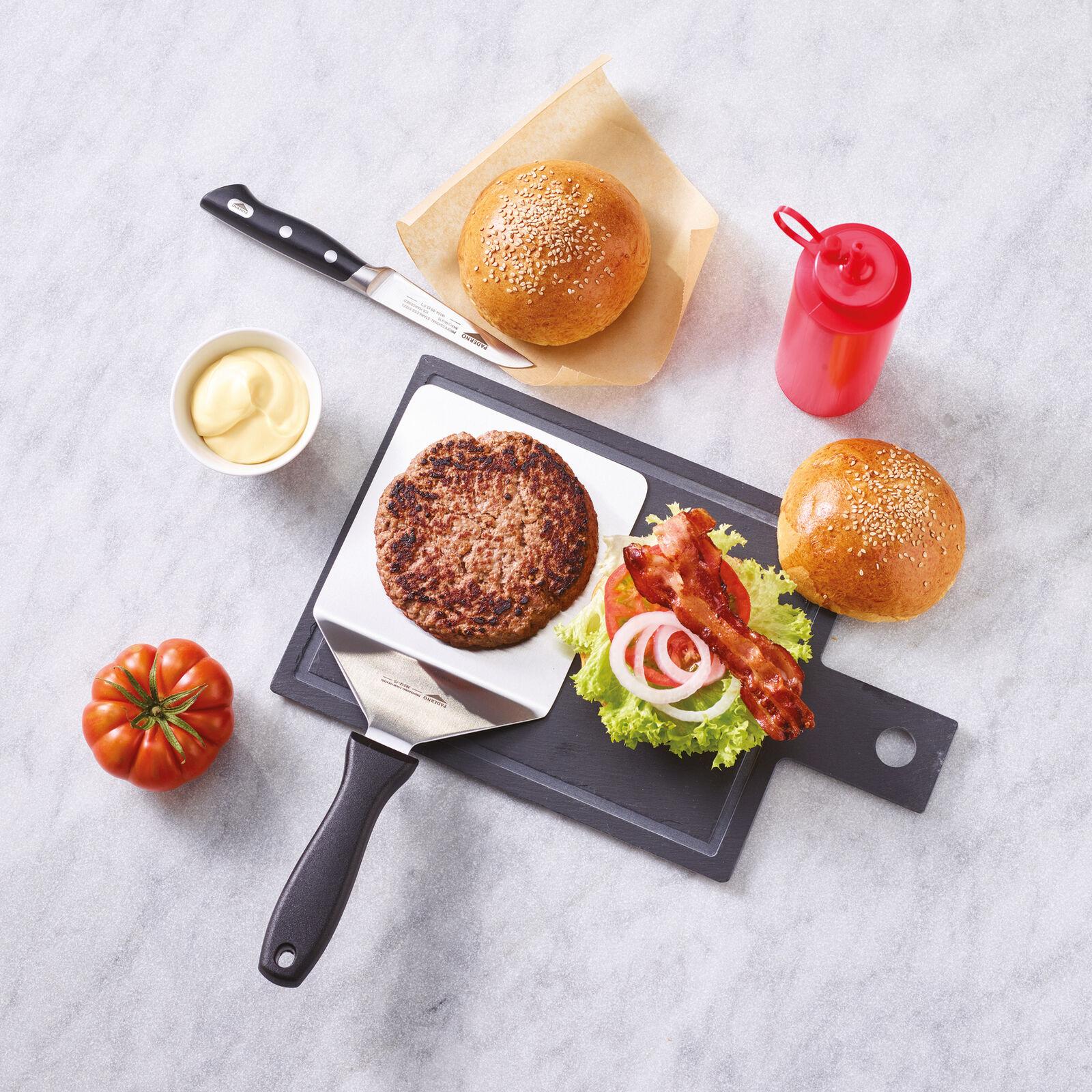 Spatola per Hamburger in Acciaio Inox 19×13 cm - immagine 2
