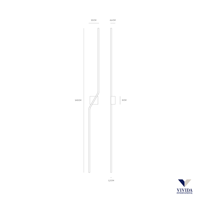 Lampada da soffitto o parete Led Stick – Vivida - immagine 4