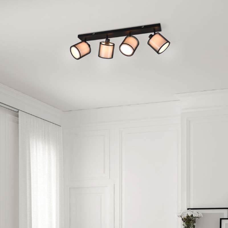 Plafoniera Led BURTON, da 1-4 spots E14 – Trio lighting