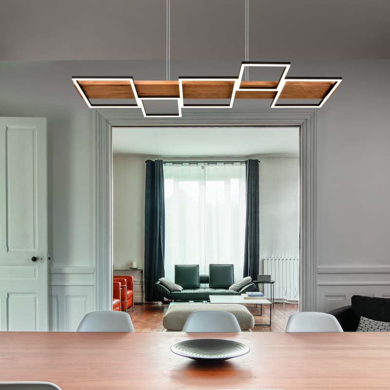 Lampada a sospensione Led HARPER 42W dimmerabile e regolabile – Trio Lighting