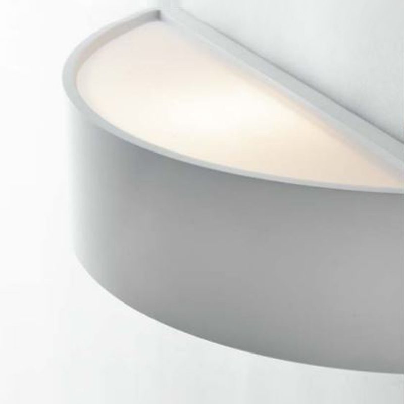 Intec Light Lampada in gesso applique bi emissione Cortina S-AP