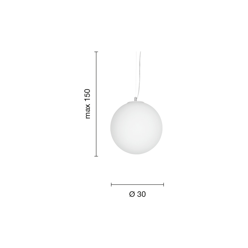 Lampada a sospensione E27 Area – Ondaluce - immagine 6