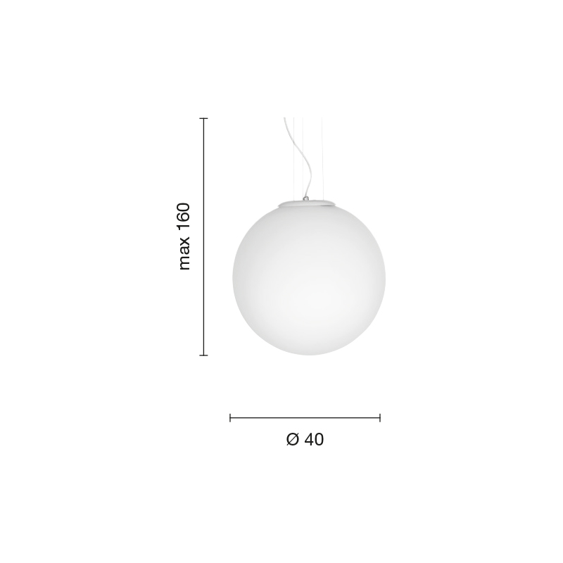 Lampada a sospensione E27 Area – Ondaluce - immagine 5