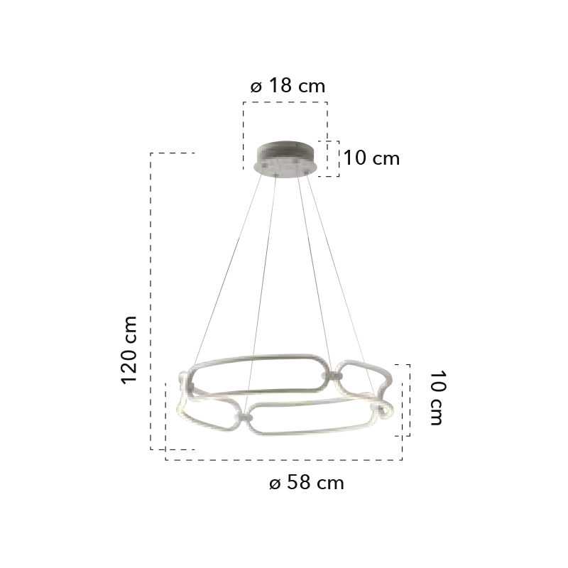 Lampada a sospensione Led Infinity – Faneurope - immagine 4