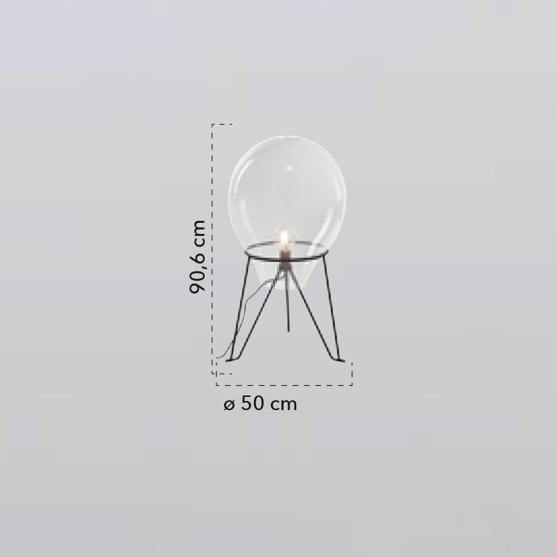 Lampada da tavolo E27 Azuma – Faneurope - immagine 3