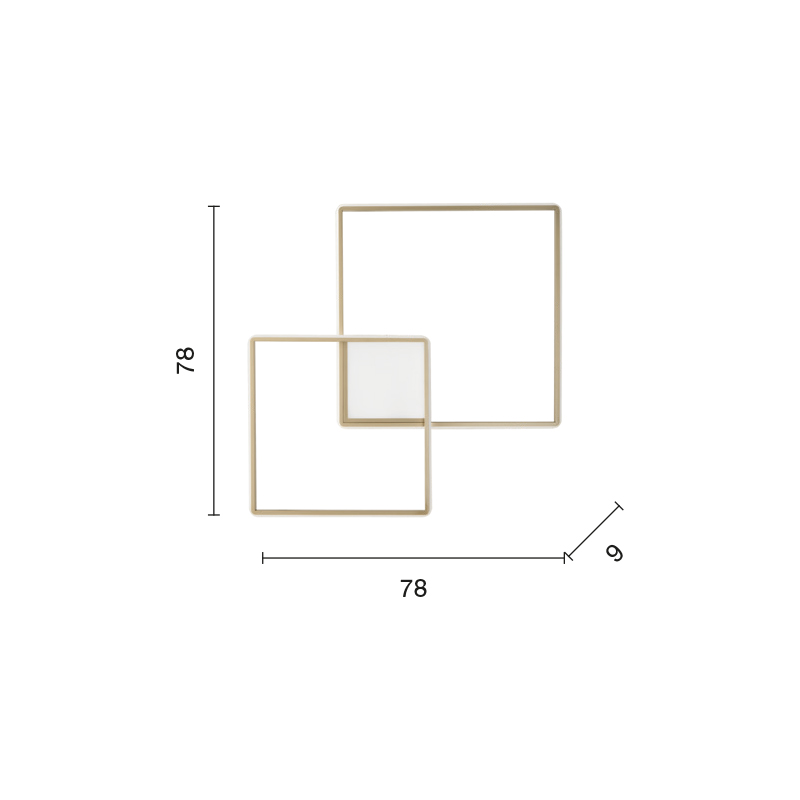 Lampada da soffitto Dowel – Ondaluce - immagine 5
