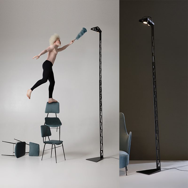 Lampada da terra piantana LED Fireman – Karman - immagine 4