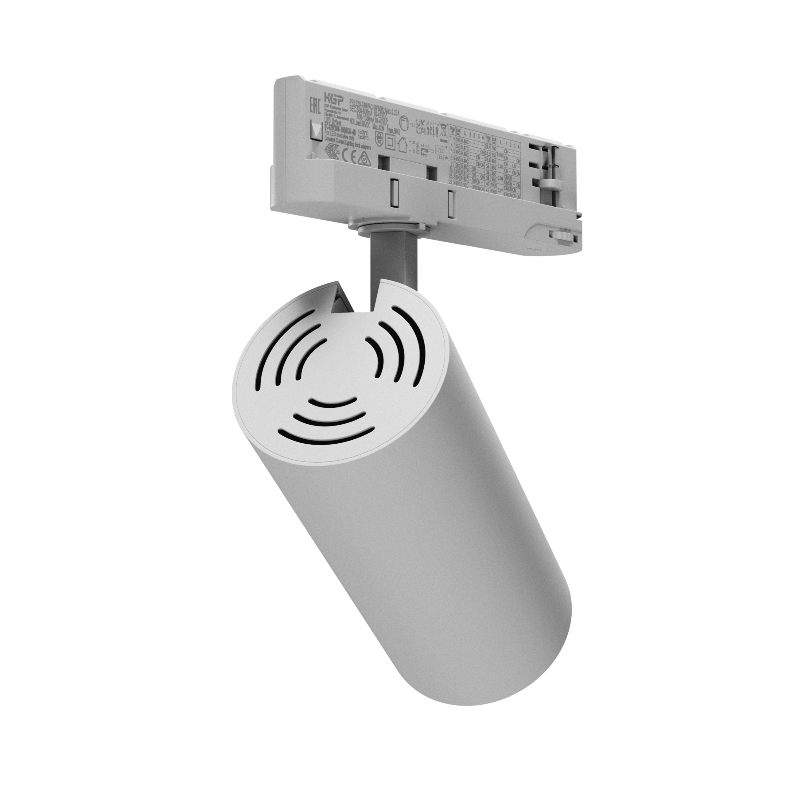 Faretto LED per binario trifase potenza regolabile 15-27w Andromeda – De Sanctis Light & Design - immagine 7