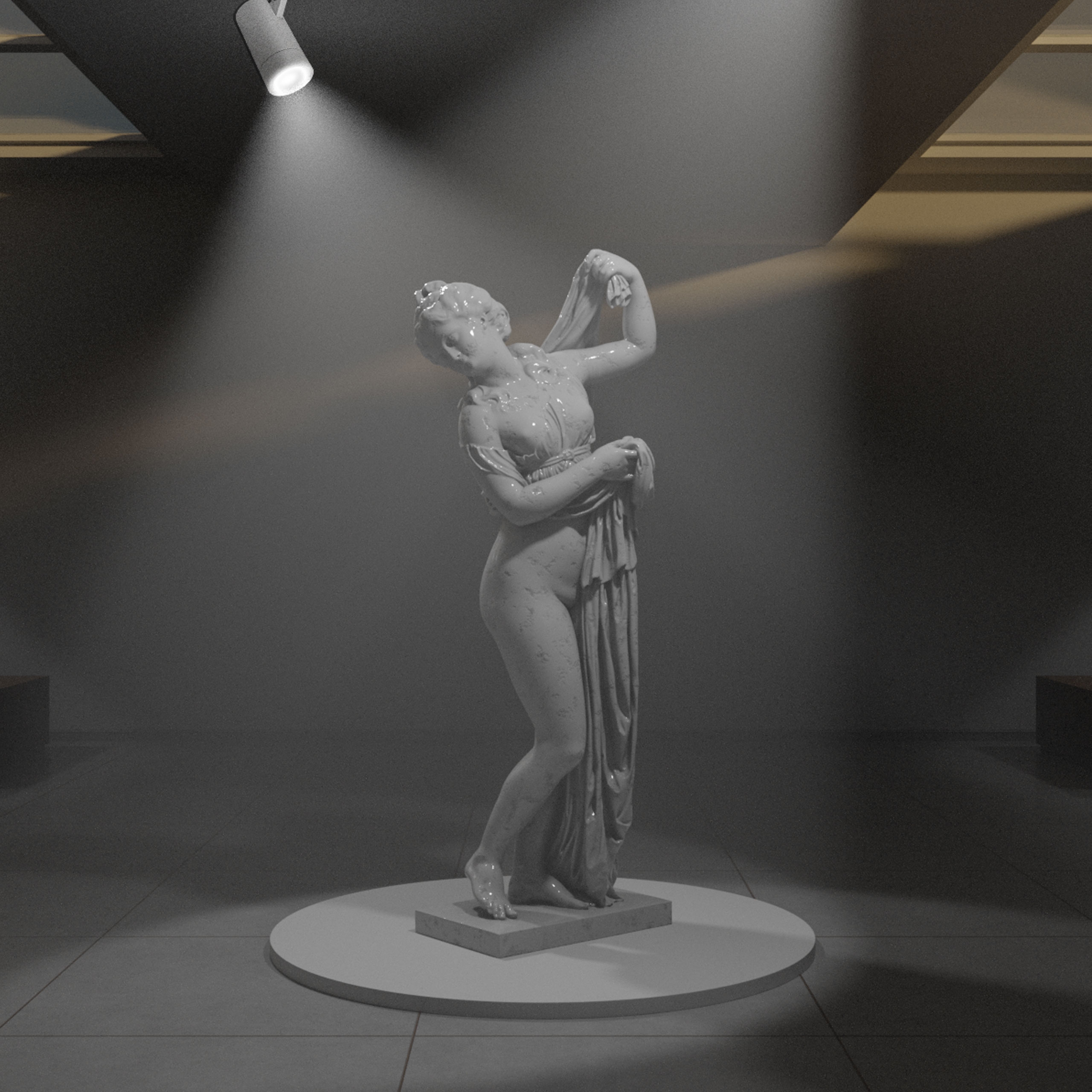 Faretto LED per binario trifase potenza regolabile 15-27w Andromeda – De Sanctis Light & Design - immagine 3