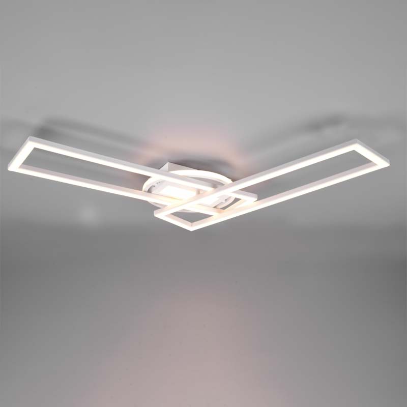 Plafoniera Led TWISTER, orientabile e dimmerabile tramite interruttore 30W – Trio lighting - immagine 4