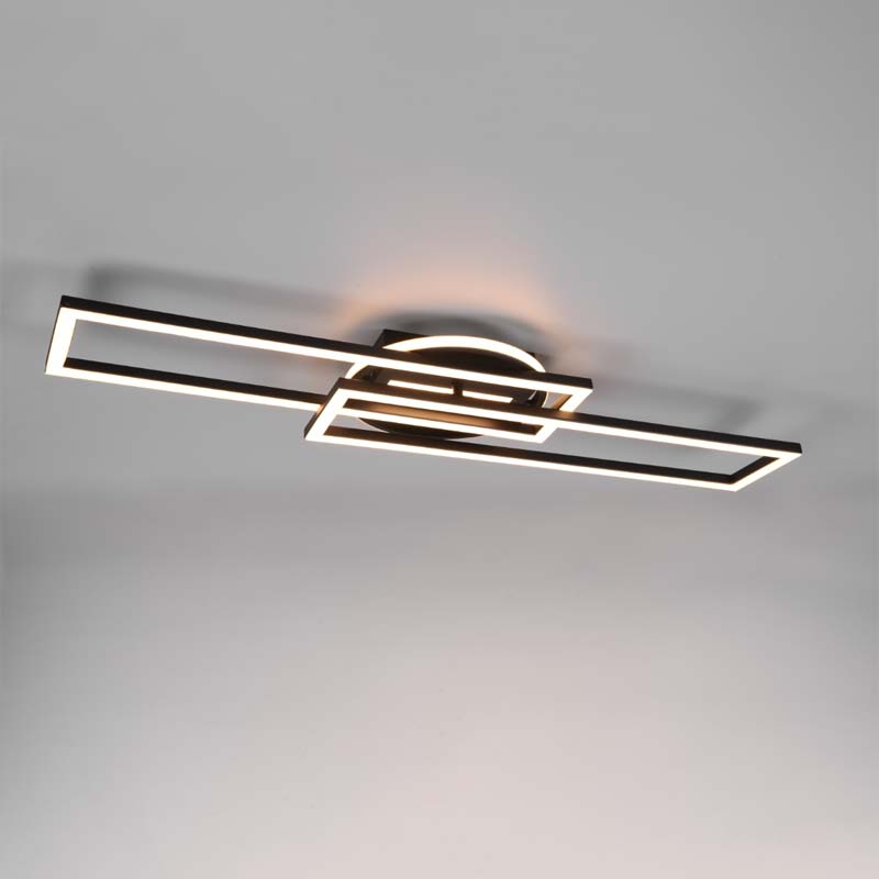 Plafoniera Led TWISTER, orientabile e dimmerabile tramite interruttore 30W – Trio lighting