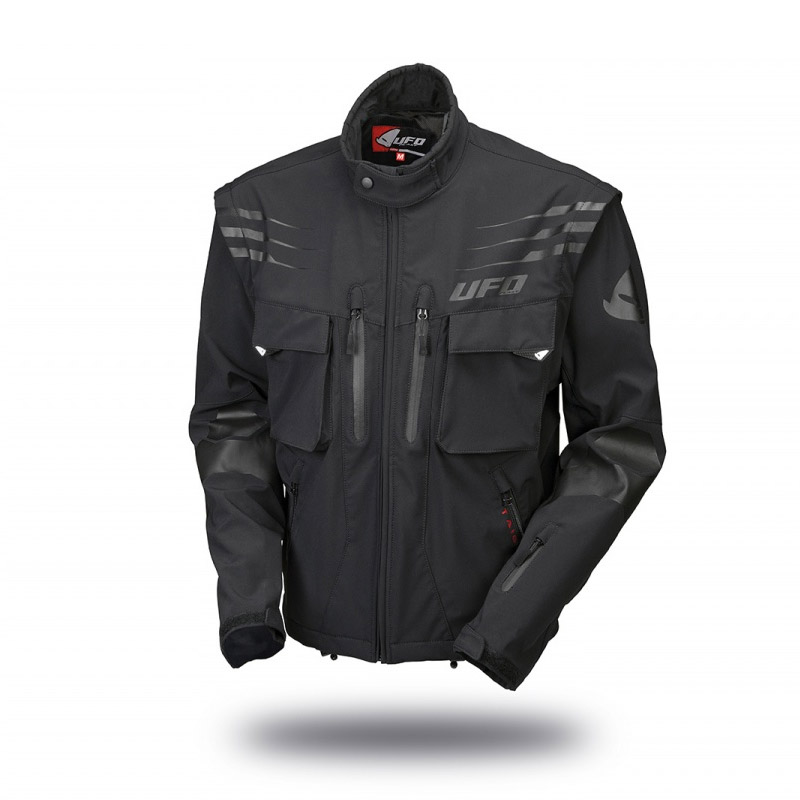 Giacca UFO ENDURO TAIGA CON MANICHE STACCABILI NERO