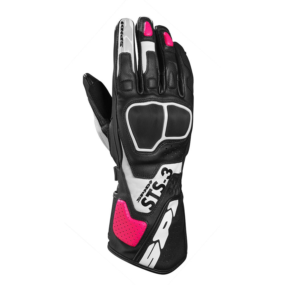 Guanti SPIDI STS-3 LADY NERO/FUCSIA
