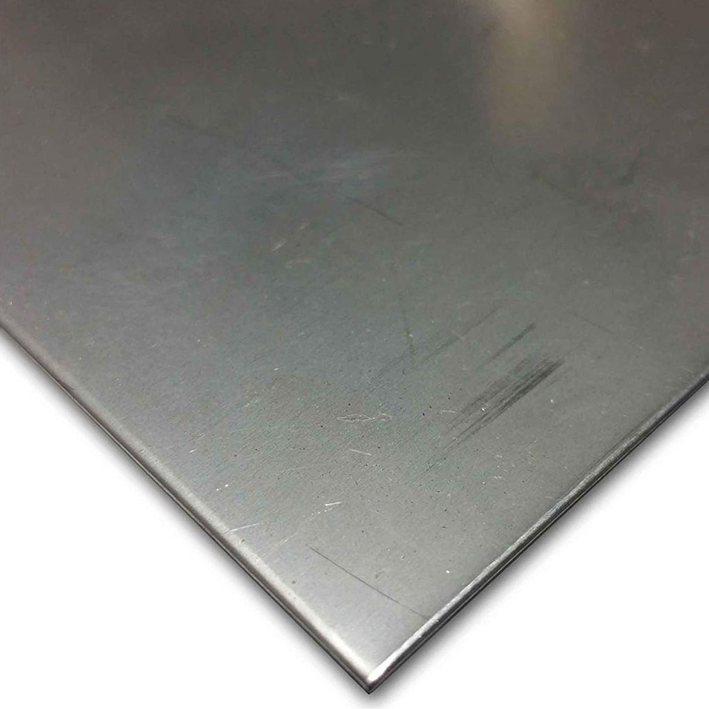 Lamiera in acciaio inox in qualità Aisi 304 2B 2x1500x1500 mm