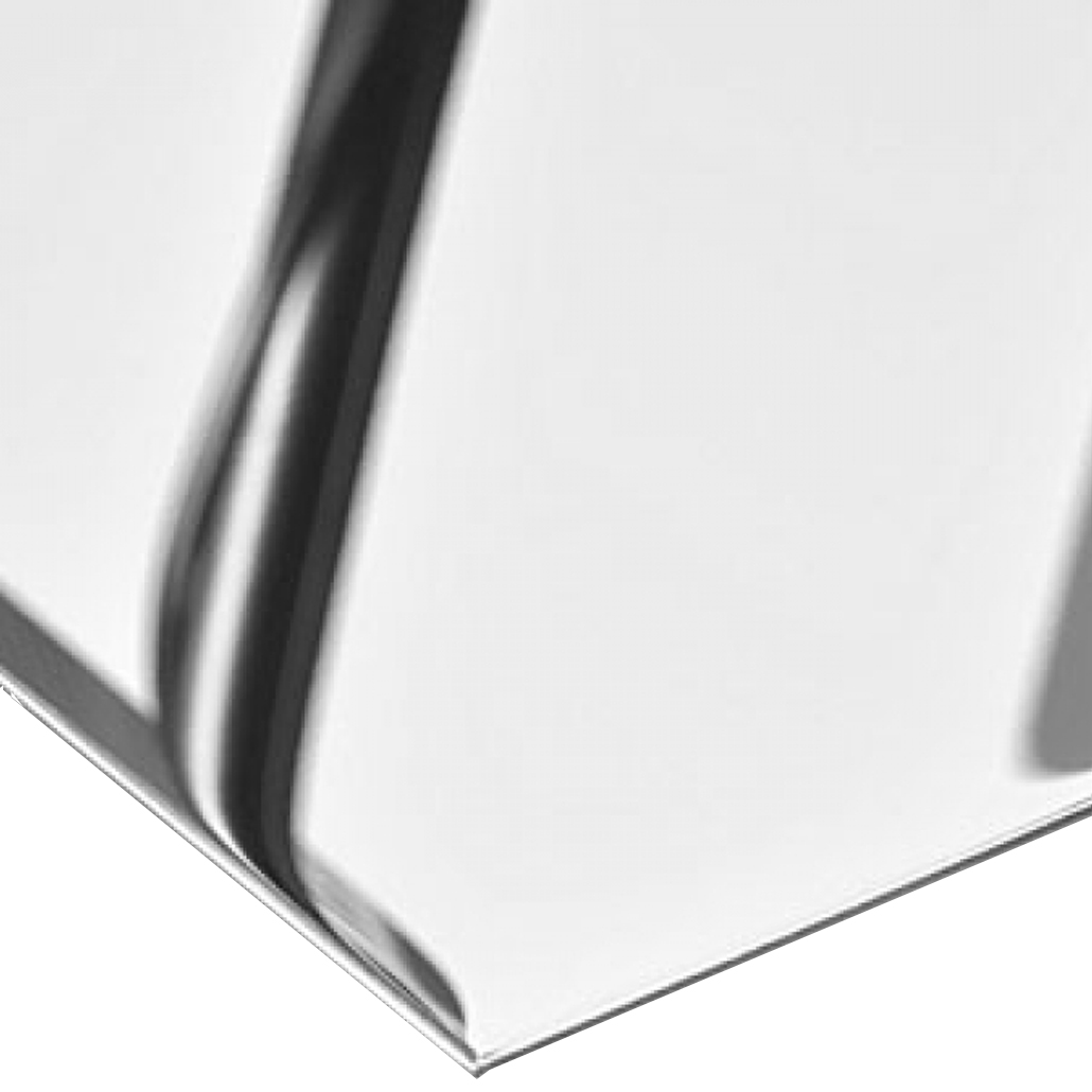 Lamiera in acciaio inox Aisi 304 a specchio 1,0x500x1000 mm