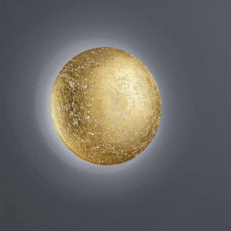 Applique Led Chiros rotondo diffusore in metallo 8W D. 22cm – Trio Lighting