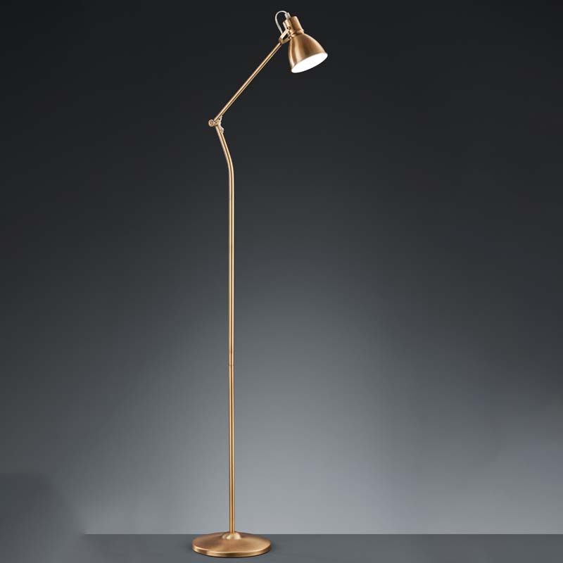 Lampada da terra Led Jasper snodo vintage L. 23cm H. 140cm E14- Trio Lighting - immagine 2