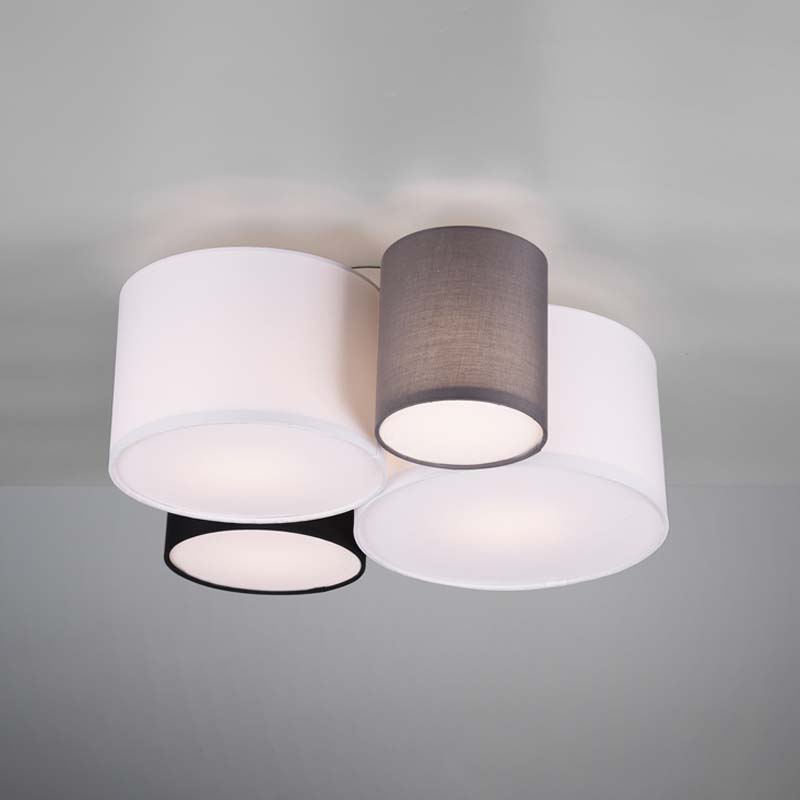 Plafoniera Led Hotel multi cilindri E27- Trio Lighting - immagine 2