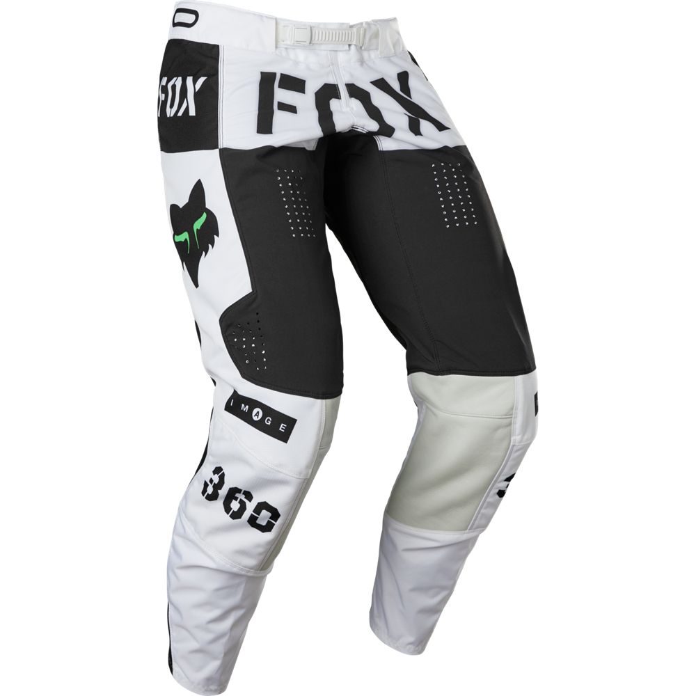 Pantaloni FOX 360 NOBYL WHITE/BLACK